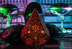 Интерьерный проекционный светильник Metatron Crystal